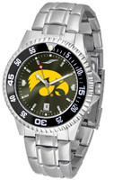 Iowa Hawkeyes Competitor Stainless Steel AnoChrome - Red Dial (Men's or Women's)