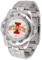 Iowa State Cyclones Sport Stainless Steel Watch White Dial (Men's or Women's)