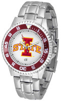 Iowa State Cyclones Competitor Stainless Steel Watch - White Dial (Men's or Women's)