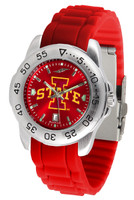 Iowa State Cyclones Sport ACAnoChrome Watch - Red Silicone Band