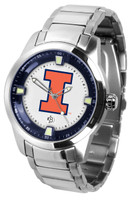 Illinois Fighting Illini  Titan Stainless Steel Watch