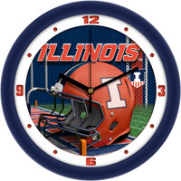 Illinois Fighting Illini  12 Inch Round Wall Clock