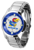 Kansas Jayhawks  Titan Stainless Steel Watch