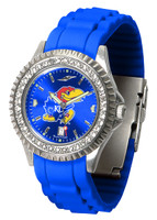 Kansas Jayhawks  Sparkle AnoChrome Sport  Watch - Silicone Band