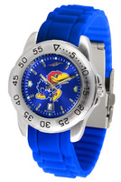 Kansas Jayhawks  Sport ACAnoChrome Watch - Silicone Band