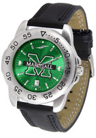 Marshall Thundering Herd  Sport Leather AnoChrome Watch Green Dial (Men's or Women's)
