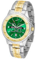 Marshall Thundering Herd  Competitor 2-Tone 23k Gold AnoChrome Stainless Steel Watch (Men's or Women's)