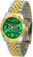 Marshall Thundering Herd  Executive  2-Tone 23k Gold AnoChrome Stainless Steel Watch (Men's or Women's)
