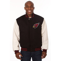 *Arizona Cardinals Heavyweight Leather and Wool Jacket