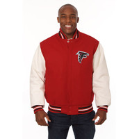 *Atlanta Falcons Heavyweight Leather and Wool Jacket
