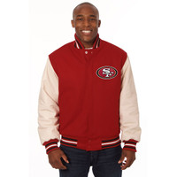 *San Francisco 49ers Heavyweight Leather and Wool Jacket