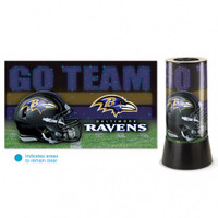 Baltimore Ravens Rotating Team Lamp
