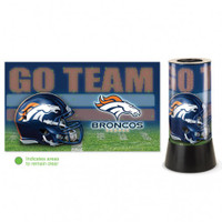 Denver Broncos Rotating Team Lamp