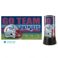 New England Patriots Rotating Team Lamp