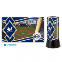 Milwaukee Brewers Rotating Team Lamp