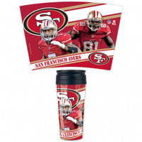 San Francisco 49ers 16oz Travel Mug