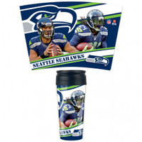 Seattle Seahawks 16oz Travel Mug