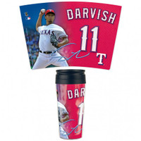Texas Rangers 16oz Travel Mug