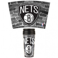 Brooklyn Nets 16oz Travel Mug