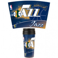 Utah Jazz 16oz Travel Mug
