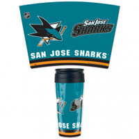 San Jose Sharks 16oz Travel Mug