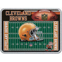 Cleveland Browns Glass Cutting Board