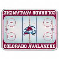 Colorado Avalanche Glass Cutting Board