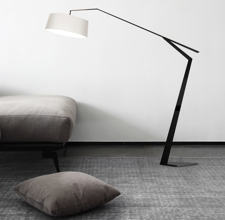 bent arm floor lamp