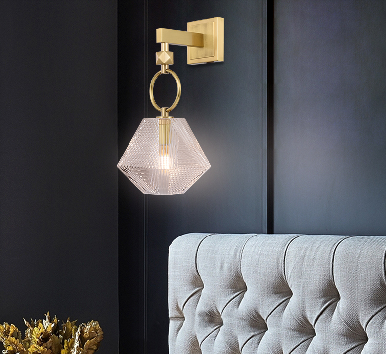 gold diamond lamp