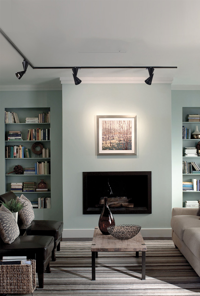 Modern Track Lighting Living Room