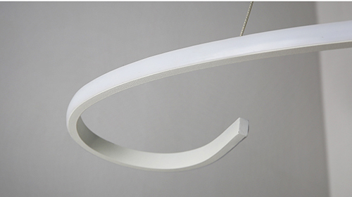 LED Pendant Lights Aluminium Fish Line Shape Modern Style from Singapore best online lighting shop horizon lights 