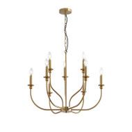 LEAH Metal Chandelier Light for Dining Room, Bedroom & Living Room - American Style