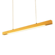 OSWIN Wooden Pendant Light for Living Room, Study & Dining Room - Japanese Style