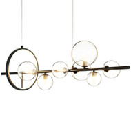 GARCIA Glass Chandelier for Living Room, Bedroom & Dining Room - Modern Style 