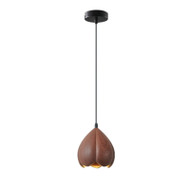DAHLIA Resin Pendant Light for Bedroom, Dining Room & Living Room - Wabi-Sabi Style