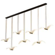 MONDO Acrylic Bird Pendant Light for Bedroom, Dining Room & Kitchen Island - Modern Style
