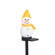 EDGAR PP Snowman Christmas Decoration Solar Pathway Light for Garden & Courtyard - Modern Style