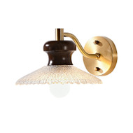 PICO Brass Wall Light for Living Room, Bedroom & Study - Retro Style