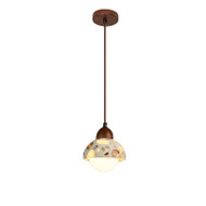 DORA Terrazzo Pendant Light for Bar, Dining Room & Living Room - Wabi-Sabi Style