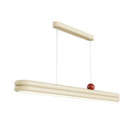 SHIMA Acrylic Pendant Light for Bar, Living & Dining Room - Cream Style
