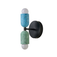 RUMI Cement Wall Light for Corridor, Bedroom & Living Room - Wabi-Sabi Style