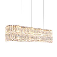 LEONIE Crystal Pendant Light for Dining Room & Kitchen Island - European Style
