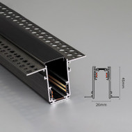 [Local Stock] ALEX 1 Meter Aluminum Magnetic Track Light for Living Room, Bedroom & Dining - Modern Style [Option B, 1.5m]