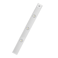 [Local Stock] Aluminum Corrugated Strip Light for Living Room & Bedroom - Modern Style [M, Silver, 3000K, Motion Sensor]