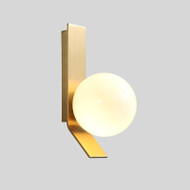 PACO Brass Wall Light for Bedroom - Minimalist Style