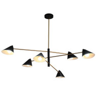 VERSE Metal Chandelier Light for Dining Room, Bedroom & Living Room - Modern Style