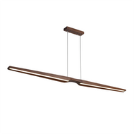 BEAM Wood Pendant Light for Dining Room & Kitchen Island - Rustic Style