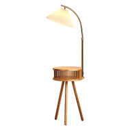 PIXIE Dimmable Wooden Floor Lamp for Study, Living Room & Bedroom - Japanese Style