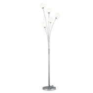 GRACIE Glass Floor Lamp for Bedroom, Study & Living Room - Modern Style