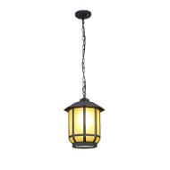 YUZE Glass Pendant Light for Patio - New Chinese Style